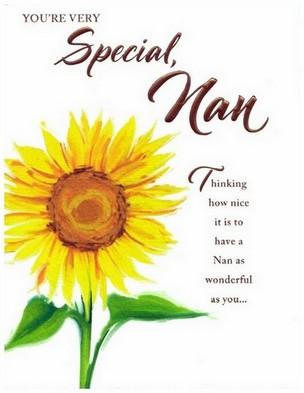 Nan Birthday - Sunflower