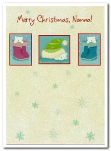 Christmas Card - Nanna - Winter Boots & Hat