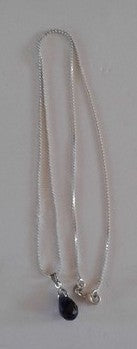 Jewellery - 925 Silver Purple Pendant Necklace