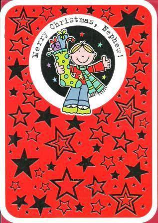 Christmas Card - Nephew - Christmas Stocking