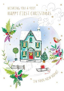 Christmas Card - 1st Christmas In Your New Home - First Home