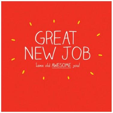 New Job Card - New Great Job