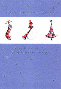 Christmas Card - Niece - The Little Snowman
