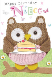 Niece Birthday - Knitted Owl