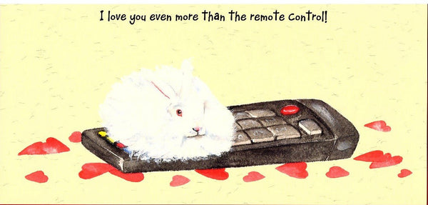 One I Love Card - Remote Control Valentine's Day Cards in France