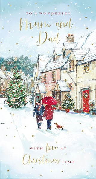 Christmas Card - Mum and Dad - A Winters Walk