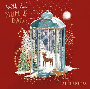 Christmas Card - Mum and Dad - Winter Woodland