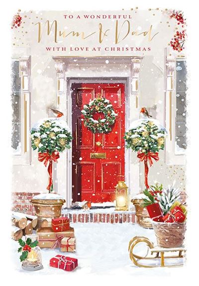 Christmas Card - Mum and Dad - Christmas Welcome
