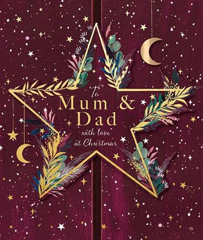 Christmas Card - Mum and Dad - Solstice Star