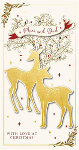 Christmas Card - Mum and Dad - Christmas Deer
