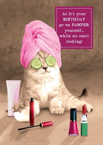Humour Card - Pamper Yourself