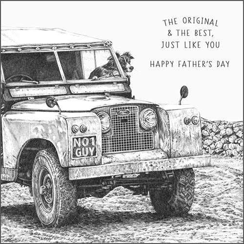 Father's Day Card - Land Rover Original & The Best