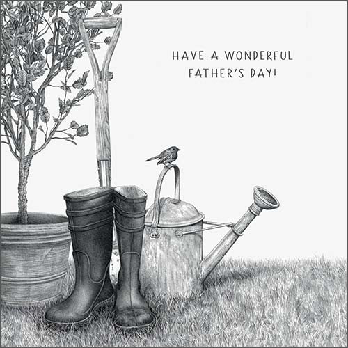 Father's Day Card - Gardening Wonderful Father's Day