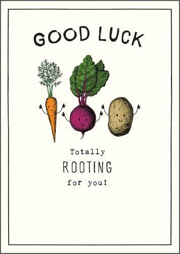 Good Luck Card - Totally Rooting For You