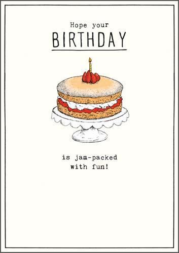 Humour Card - Cake Jam-Packed