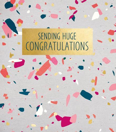 Congratulations Card - Confetti