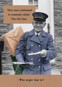 Humour Card - Post Man The Old One