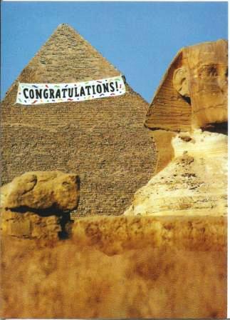 Congratulations Card - Congratulations - Pyramids