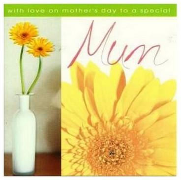 Mother's Day Card - Yellow Gerberas