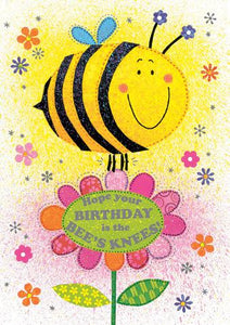 Children's Birthday Card - Bumble Bee