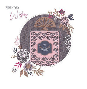 Birthday Card - Laser Cut Fragrant Birthday