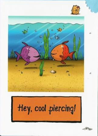 Humour Card - Cool Piercing