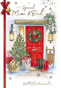 Christmas Card - Mum and Dad - Red Door