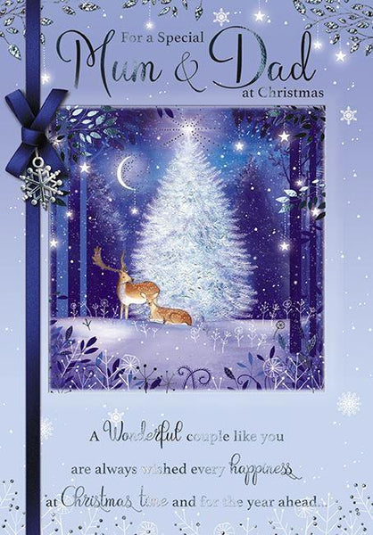Christmas Card - Mum and Dad - Winter Magic