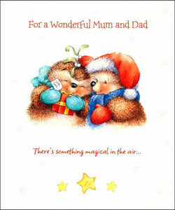 Christmas Card - Mum and Dad - Something Magical In The Air