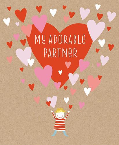 Partner Birthday Card - Partner - My Adorable Partner