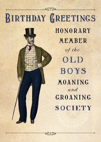 Humour Card - Moaning And Groaning Society