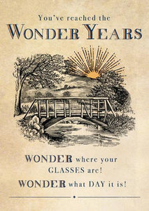 Humour Card - Wonder Years