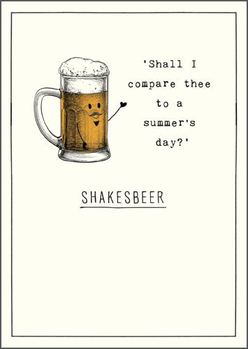 Humour Card - Shakesbeer