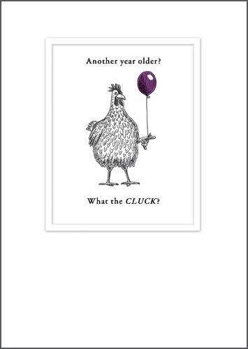 Humour Card - What The Cluck