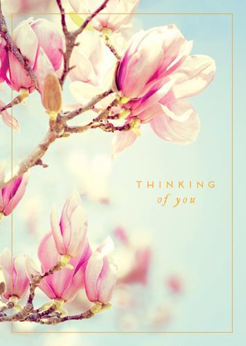 Thinking Of You Card - Thinking Of You Blossom