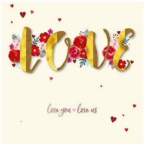 Valentine Card - Love You ♥ Love Us Valentine's Day Cards in France