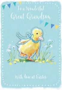 Easter Card - Great-Grandson - Easter Chick
