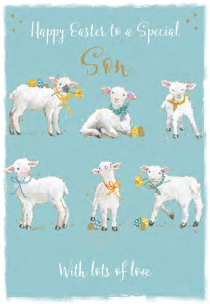 Easter Card - Son - Easter Lambs