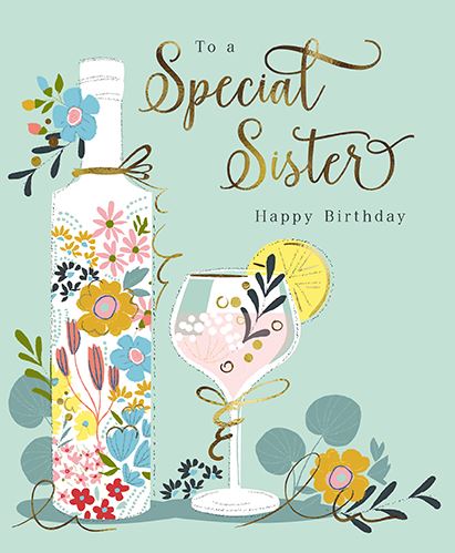 Sister Birthday - Floral Cocktails