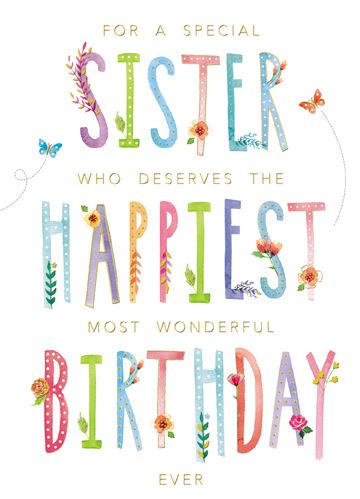 Sister Birthday - Happiest Birthday