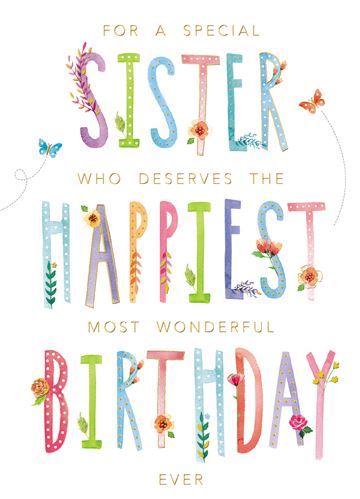 Sister Birthday - Happiest Birthday