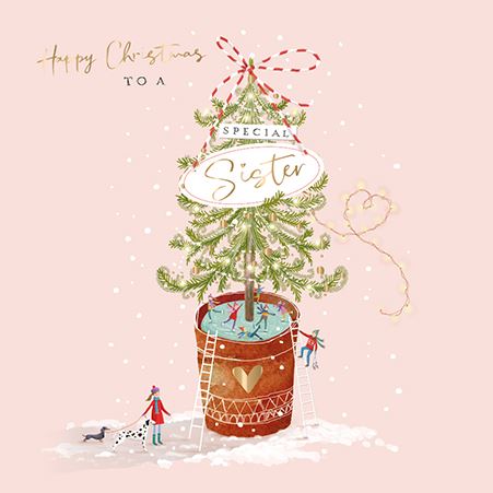 Christmas Card - Sister - It's Christmas