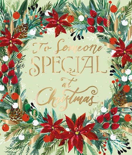 Christmas Card - Someone Special - Festive Foliage