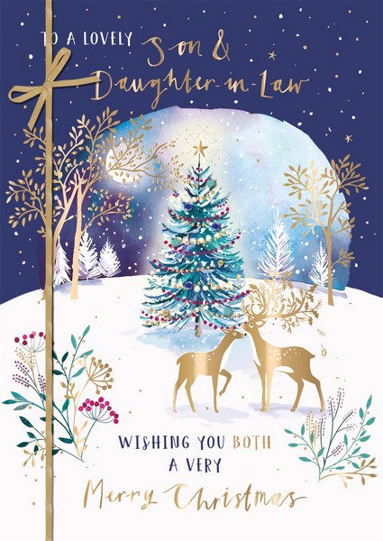 Christmas Card - Son and Daughter-in-Law - Magical Christmas