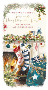 Christmas Card - Son and Daughter-in-Law - Winter Warmers