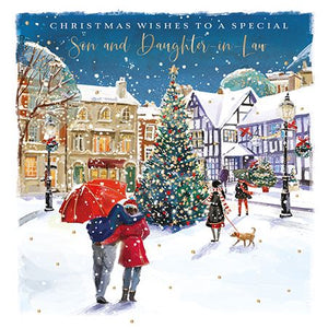 Christmas Card - Son and Daughter-in-Law - Together At Christmas