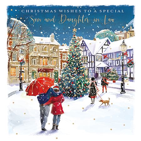 Christmas Card - Son and Daughter-in-Law - Together At Christmas