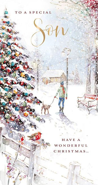 Christmas Card - Son - Winter Walk