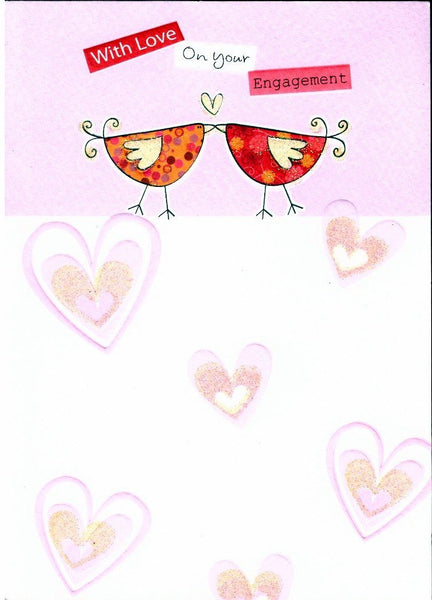 Engagement Card - Love Birds
