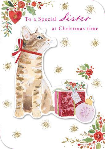 Christmas Card - Sister - Waiting For Christmas